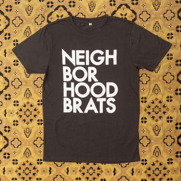 Neighborhood Brats – 'Logo' T-Shirt – deep grey