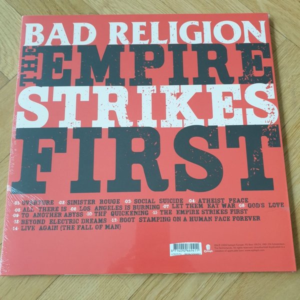 Bad Religion – Empire Strikes First LP
