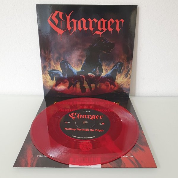 Charger - Rolling Through The Night/Summon The Demon 7"