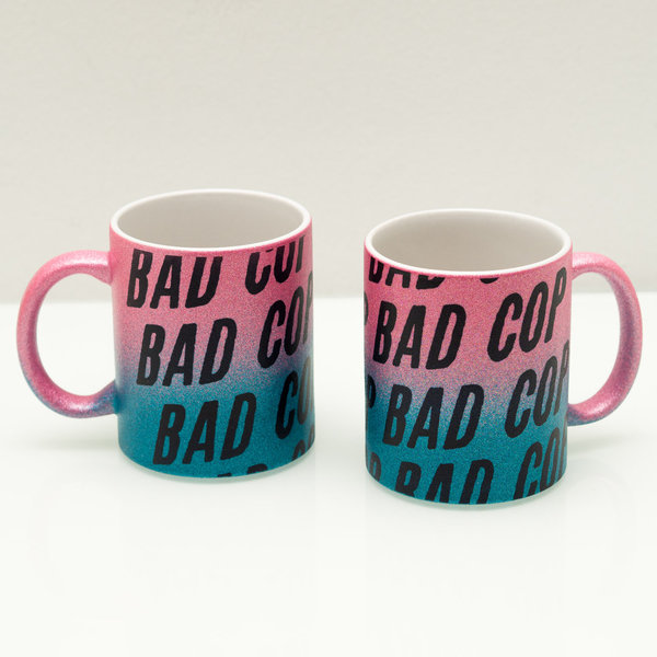 Bad Cop/Bad Cop – Coffee Mug 'Glitter'